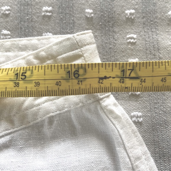 Witchery 100% pure linen white pants Size 12 - Picture 6 of 6